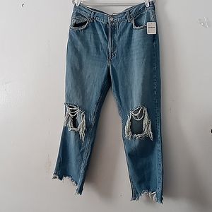 NWT We The Free Maggie Jean in Light Stone Wash, Size 31